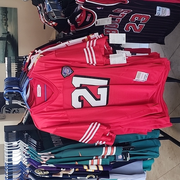 VINTAGE DEION SANDERS SAN FRANSISCO 49ERS THROWBACK JERSEY - Picture 2 of 4